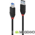 Lindy 43227 USB-kabel 10 m 3.0 (3.1 Gen 1) USB A USB B Zwart