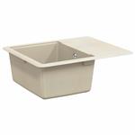 vidaXL Wasbak Beige 560 x 460 mm 80% Kwarts en 20% Hars