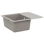 vidaXL Wasbak Grijs 560 x 460 mm 80% Kwarts en 20% Hars