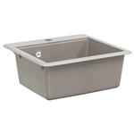 vidaXL Wasbak Grijs 470 x 440 mm Graniet