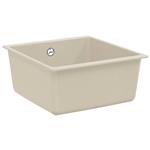 vidaXL Wasbak Beige 430 x 460 mm 80% Kwarts en 20% Hars