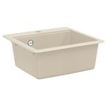 vidaXL Wasbak Beige 470 x 440 mm Graniet