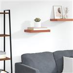 vidaXL Wandplank Wandgemonteerd Rood 40 x 23,5 x 4 cm Bewerkt hout