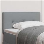 vidaXL Hoofdbord met hoofdeinde Lichtgrijs 100 cm Nep Leer