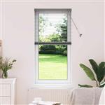 vidaXL Venetiaanse Jaloezieën Donkergrijs 130 x 65 cm Aluminium