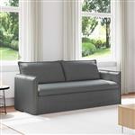 vidaXL Bank 180cm Donkergrijs Metaal