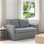 vidaXL Bank 120cm Lichtgrijs Metaal