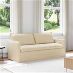 vidaXL Bank 180cm Crème Metaal