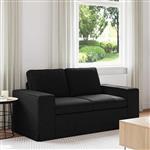 vidaXL Bank 120cm Zwart Metaal