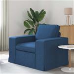 vidaXL Bank 60cm Blauw Metaal