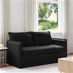 vidaXL Bank 140cm Zwart Metaal