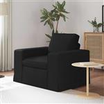 vidaXL Bank 60cm Zwart Metaal