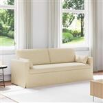 vidaXL Bank 180cm Crème Metaal