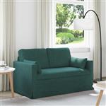 vidaXL Bank 120cm Donkergroen Metaal