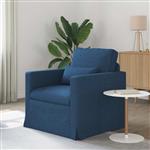 vidaXL Bank 180cm Blauw Metaal