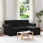 vidaXL Bank 160cm Zwart Metaal