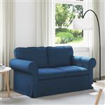 vidaXL Bank 120cm Blauw Metaal