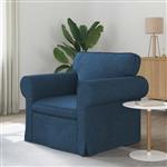 vidaXL Bank 60cm Blauw Metaal