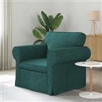 vidaXL Bank 60cm Donkergroen Metaal