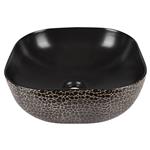 Waskom Differnz Safari 51x40x14.5 cm Keramiek Zwart