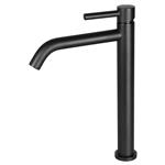 Wastafelmengkraan Differnz Hoog Gebogen Mat Zwart