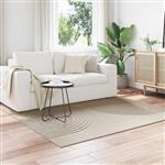 vidaXL Vloerkleden Vierkant Beige 120 x 120 cm