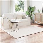 vidaXL Vloerkleden Vierkant SIROLO Crème 120 x 120 cm Polyester