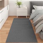 vidaXL Vloerkleden Rechthoekig Antraciet 200 x 80 cm