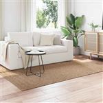 vidaXL Vloerkleden Moiré Rechthoekig Naturel 200 x 140 cm