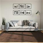 vidaXL Vloerkleden Vierkant HUARTE Bruin 200 x 200 cm