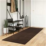 vidaXL Vloerkleden Rechthoekig HUARTE Bruin 250 x 80 cm