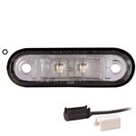 LED markeringslicht wit | 12-24v | 1,5mm². connector | M10MV-220W