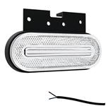 LED markeringslicht wit | 12-24v | 50cm. kabel | M10MV-750W