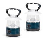 LED Noodlamp met Ophanghaak - 2 stuks - Daglichtwit 6500K - Blauw - Tentlamp op Batterijen - Camping