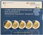 Duitsland 2 Euro 2024 'Mecklen burg-Voorpommeren' PROOF