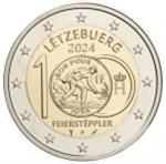 Luxemburg 2 Euro 2024 '100 Jr. 1 Frank + Muntteken