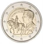 Luxemburg 2 Euro 2024 'Groot hertog Willem II' + Muntteken