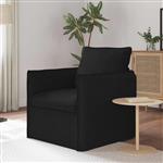 vidaXL Bank Zwart 75 x 82 x 85 cm Stof