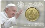 Vaticaan Coincard 50 Cent 2024 Nr. 15