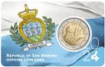 San Marino 2 Euro 2024 Coincard 'Vlag van San Marino'