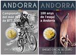 Andorra 2 Euro 2024 '100 Jaar Skiën' + WK Mountainbiken'