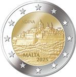 Malta 2 Euro 2025 'Mdina' UNC