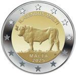 Malta 2 Euro 2025 'de Maltese Os' UNC