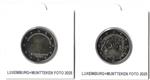 Luxemburg 2 Euro 2025 'Schumanverdrag + Groothertog Henri' FOTO VARIANTEN