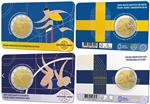 Finland 2 Euro 2025 'Atletiek Finland - Zweden' Coincard 2 X
