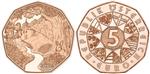 Oostenrijk 5 Euro 2024 'Onderweg' Koper