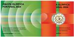 Portugal 2 Euro 2024 'Olympische Spelen' Proof Gekleurd