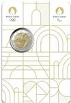 Frankrijk 2 Euro 2024 'Paralympische Spelen' Coincard BU