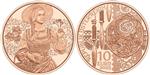 Oostenrijk 10 Euro 2025 'Aufdirndln'  Koper UNC