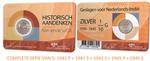 Nederland Historische Coincard 1941- P TOT 1945 - P COMPLEET